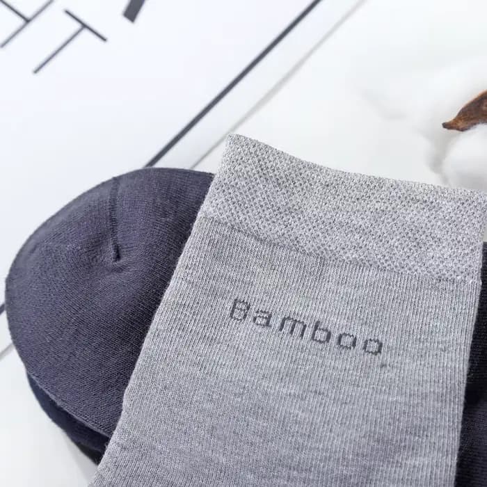 Chaussettes habillées en bambou pour hommes, 10 paires, confortables, Super douces, respirantes, classiques, à la mode, avec lettres, pour équipage