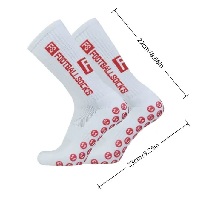 2 paires de chaussettes antidérapantes pour hommes et femmes