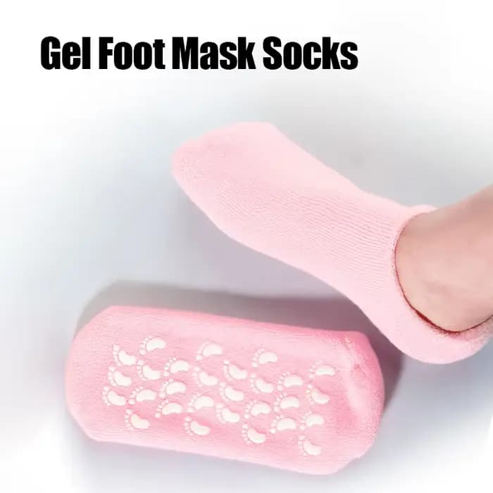 Une paire de chaussettes en Gel pour adoucir les pieds rugueux