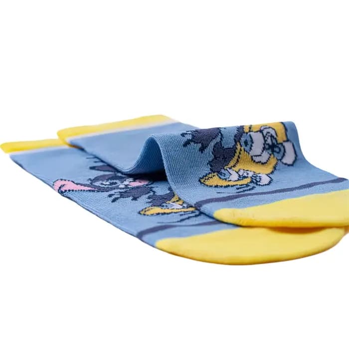 Bandai 5 paire/pack Anime Lilo Stitch série chaussettes point thème cheville chaussette