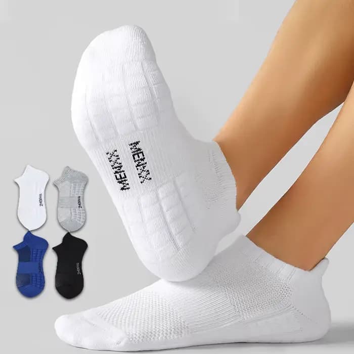 5 paires de chaussettes de sport en coton pour hommes