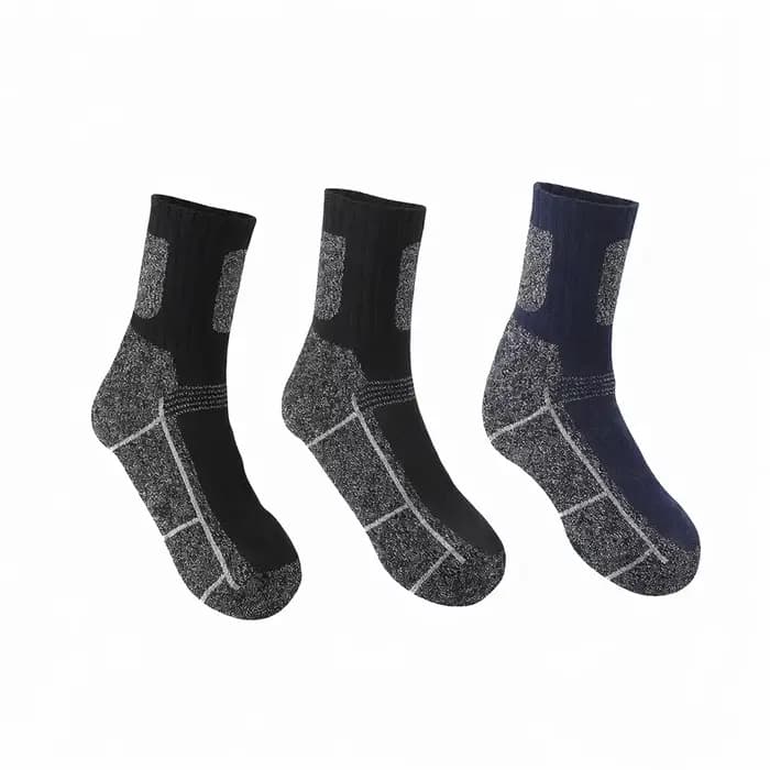 2 paires de chaussettes thermiques d'hiver pour hommes