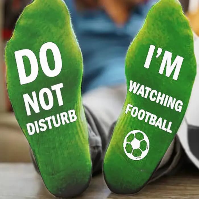 Chaussettes de football ne déteste pas regarder