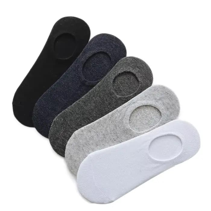 5 paire/lot mode heureux hommes bateau chaussettes été automne antidérapant Silicone Invisible coton chaussettes mâle cheville chaussette pantoufles Meia