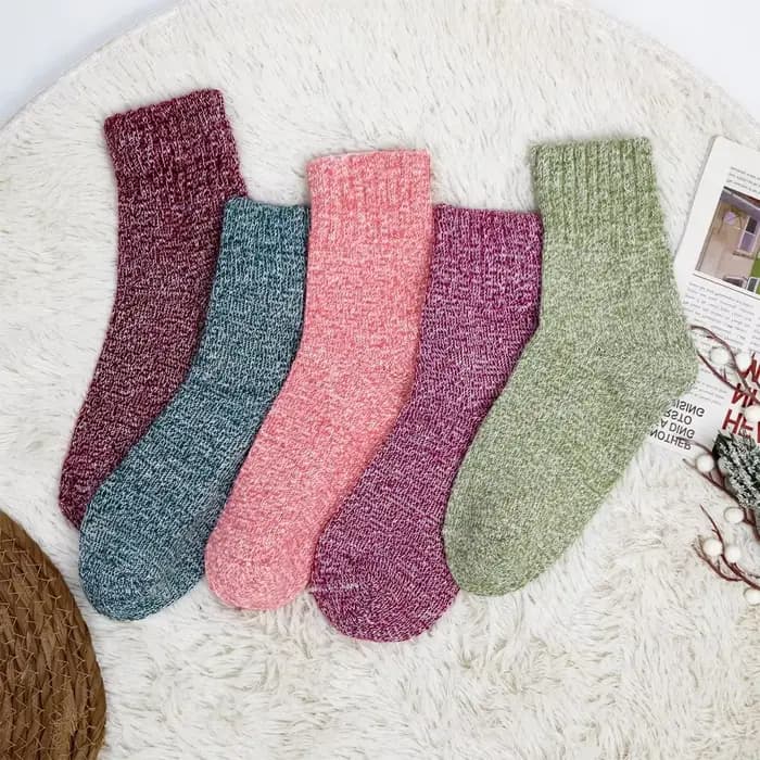 Chaussettes en laine optique pour hommes et femmes