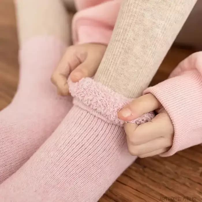 Chaussettes en laine et cachemire pour enfants de 0 à 10 ans