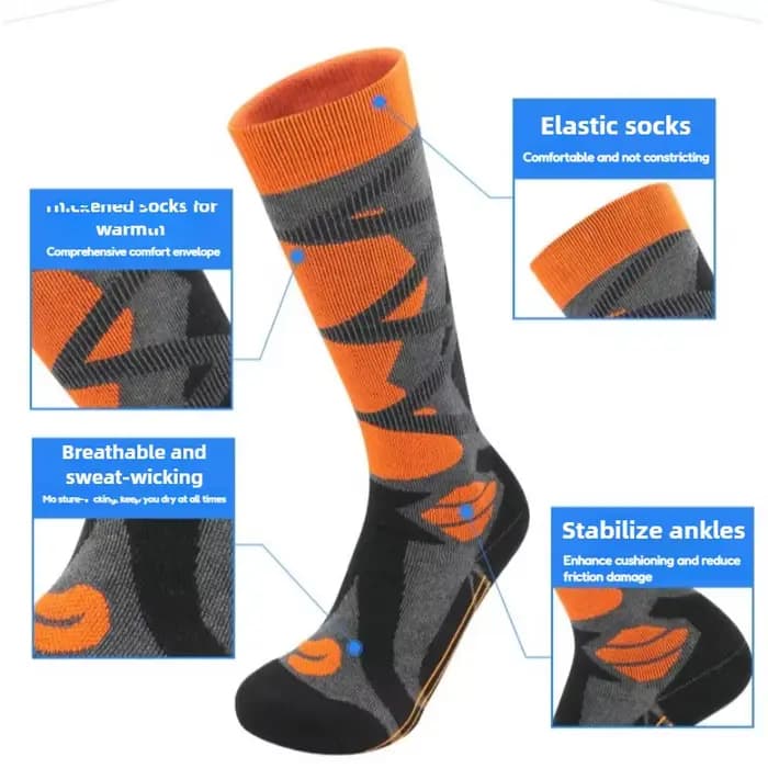 Chaussettes en laine mérinos thermiques