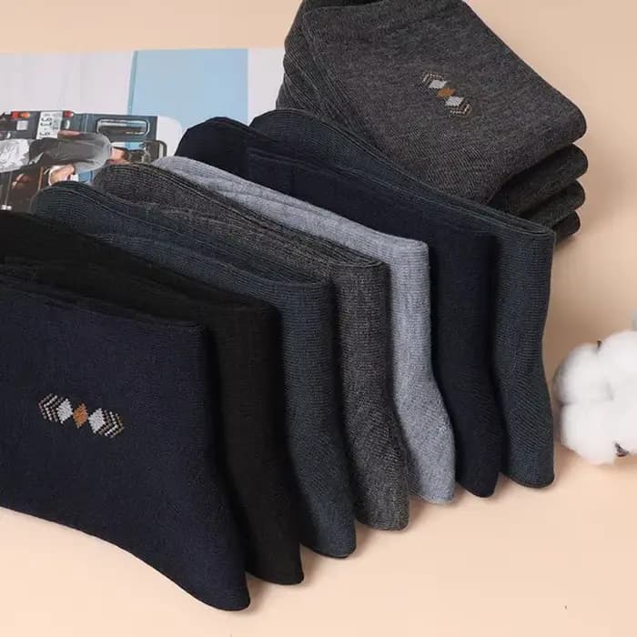 5 paires/lot hommes mode chaussettes épaissies quatre saisons loisirs respirant déodorant mi Tube coton