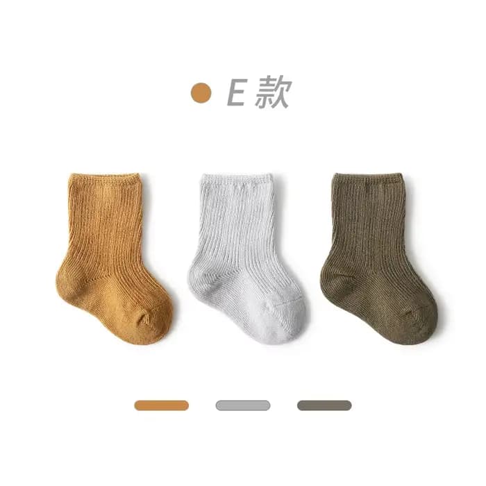 3 paires de chaussettes pour bébé