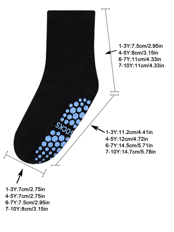 Chaussettes pour tout-petits avec poignées pour garçons et filles, 15 paires de chaussettes antidérapantes et collantes pour bébés de 1 à 10 ans
