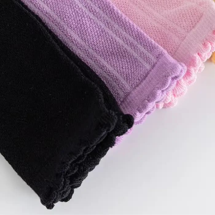 Chaussettes hautes et longues pour enfants filles, bas princesse en maille pour école, printemps et été