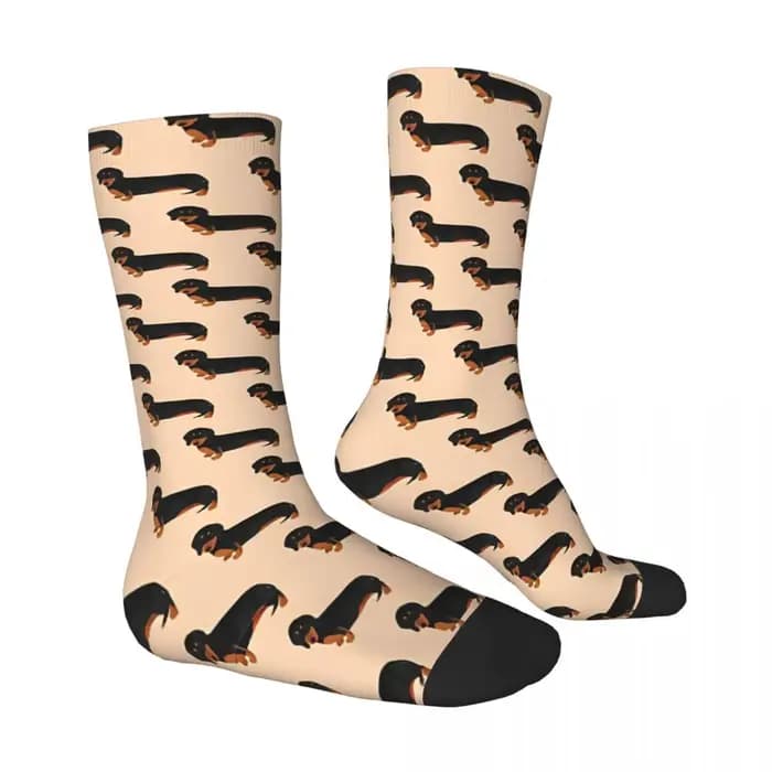 Weenie Weenies teckel saucisse chien bas Design mode chaussettes automne anti-dérapant