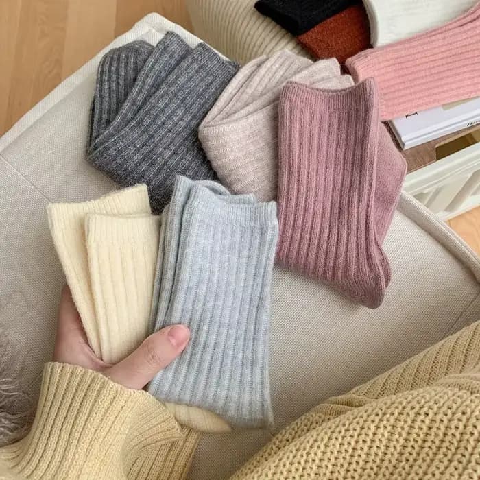 Chaussettes en laine de cachemire plus épaisses pour femmes