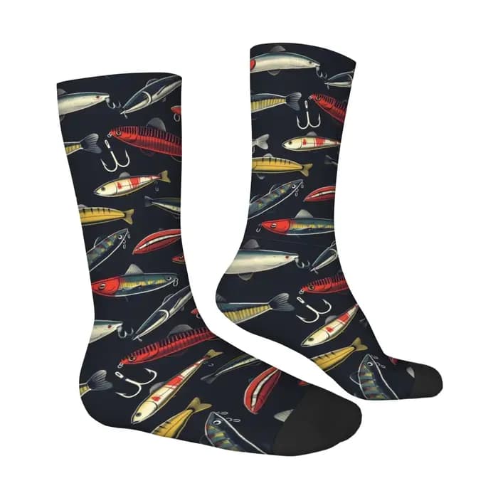 Chaussettes de pêche au leurre pour hommes