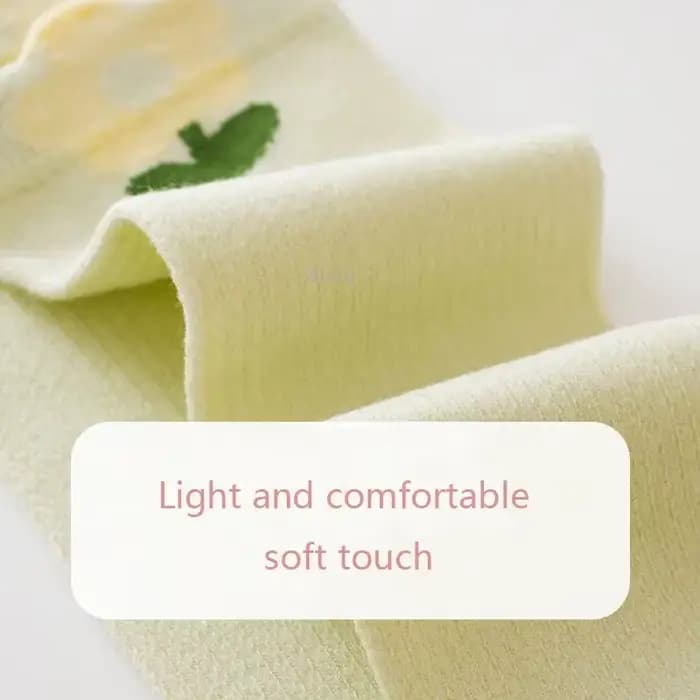Chaussettes hautes en coton avec dentelle pour bébé