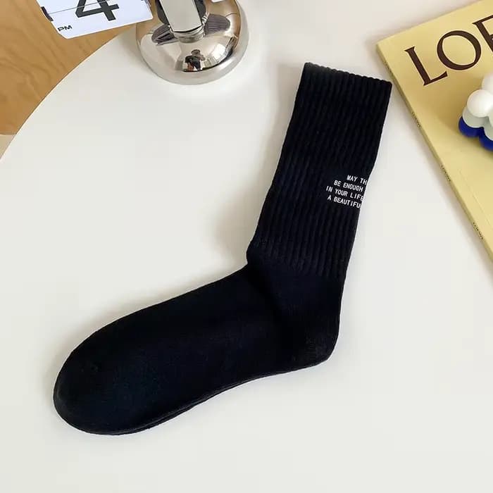 2023 nouveaux hommes chaussettes Harajuku mode lettre drôle Skateboard Cool