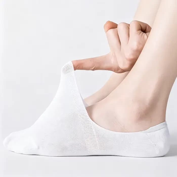 8 paires/lot de chaussettes invisibles pour hommes