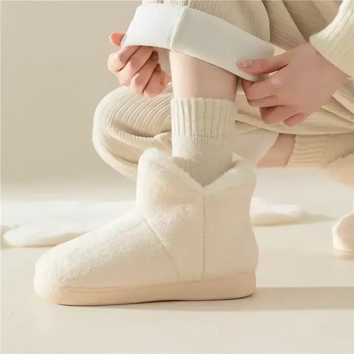 3 paires femmes chaussettes laine automne hiver chaud neige Markron couleur épais peluche poilu doux post-partum bas