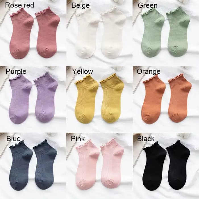 Chaussettes Bateau Courtes en Coton Respirant pour Femme
