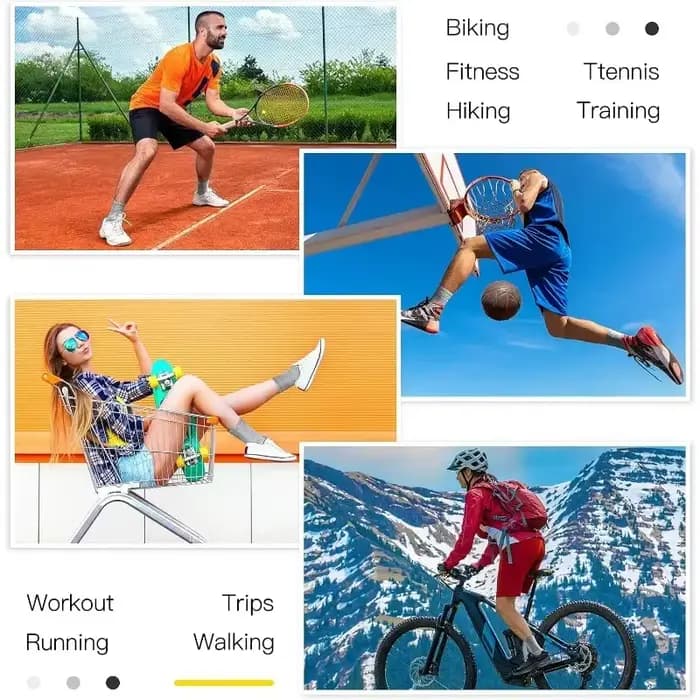 8 pièces-4 paires chaussettes de sport amorti respirant