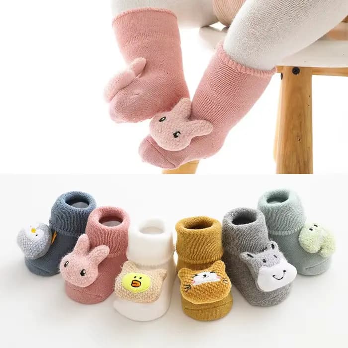 Chaussettes de dessin animé coordonnantes pour enfants