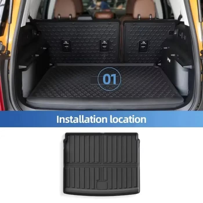 Tapis de sol de voiture en TPE 3D pour Bronco Sport 2021 – 2024, doublure de chargement, coussinet de coffre, tapis noir, coussinets de pieds, gouvernail gauche pour tous temps