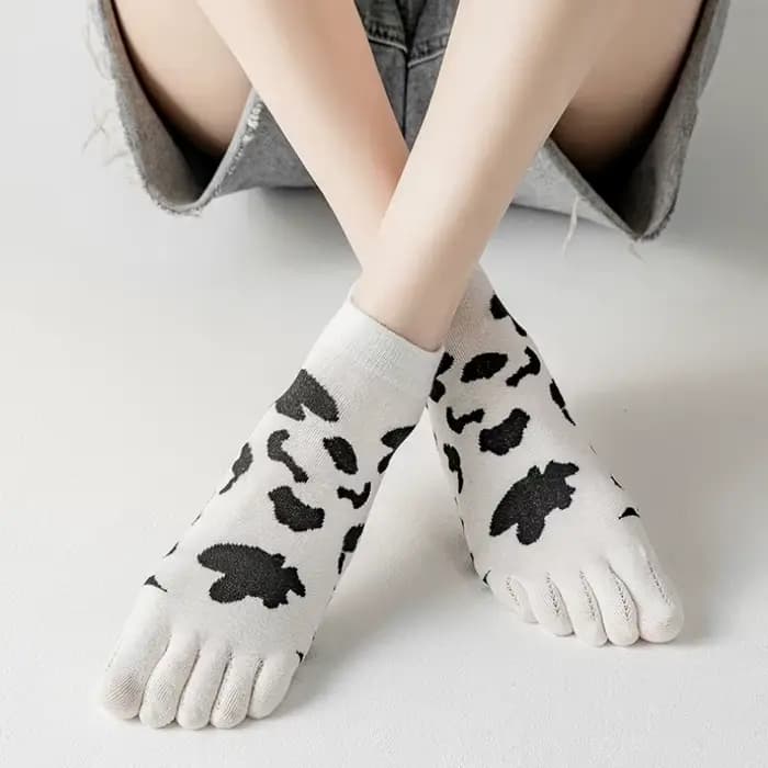 5 paires de chaussettes à cinq doigts pour femmes