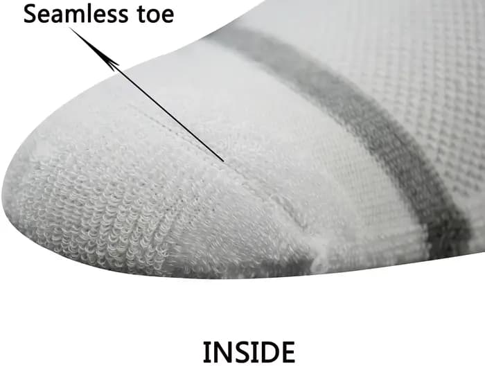 Chaussettes d'équipage en bambou pour hommes diabétiques
