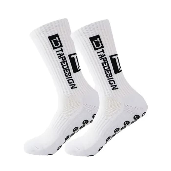 2026 Nouveau design de bande antidérapante chaussettes de football mi-mollet antidérapant