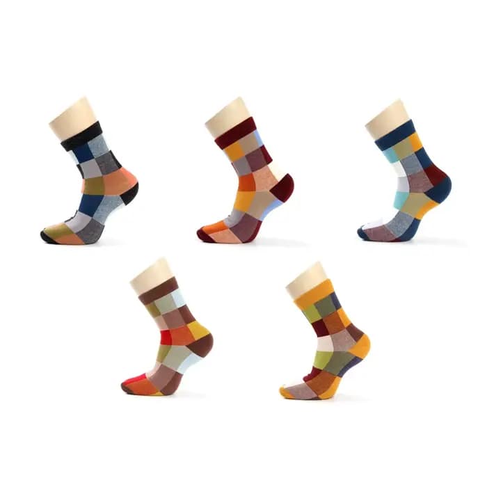 Chaussettes de Compression en Coton Peigné pour Homme