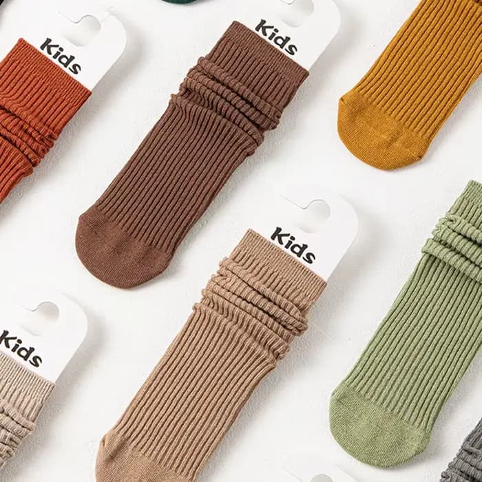 Chaussettes hautes et longues pour bébés filles