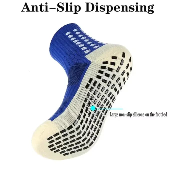 Chaussettes de Football antidérapantes pour hommes et femmes, chaussettes de Sport respirantes avec fond en Silicone, pour Sport de plein air, course à pied, cyclisme