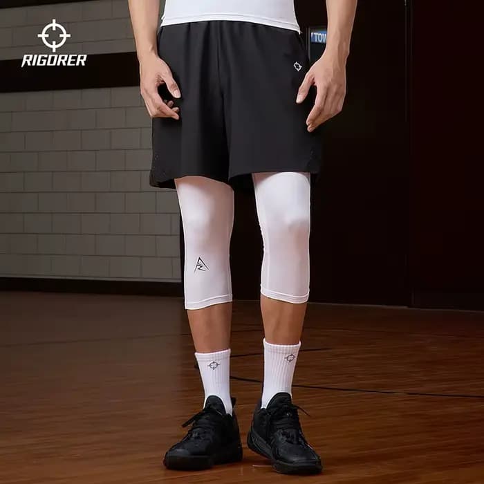 RIGORER Ice Armor Series Collants de compression 3/4 pour hommes | Pantalons de sport CREORA Cool Tech