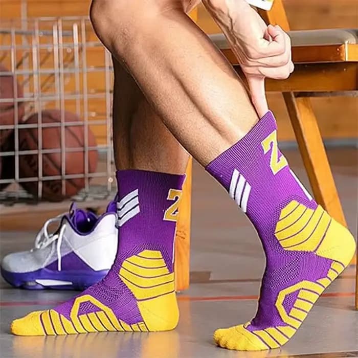 Chaussettes de basket-ball de sport Super Star professionnelles, bas de serviette, chaussettes épaisses Elite pour sport, course à pied, cyclisme