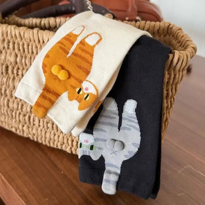 1 pièces nouvelles chaussettes de chat pour femmes hommes cadeau de noël nouveauté