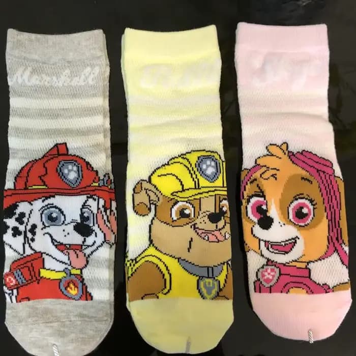 Véritable patte PATROL filles été maille chaussette coton bébé chaussettes courtes 1-2 paires enfant en bas âge garçons
