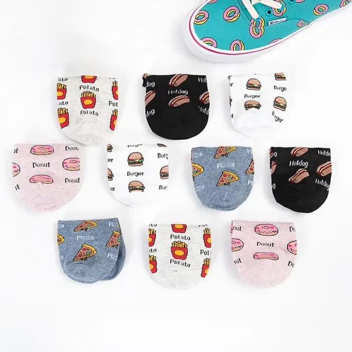 5 paires de chaussettes courtes à Section fine