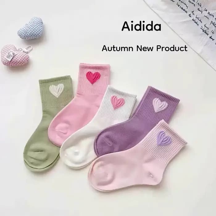 Chaussettes mi-mollet pour filles de 1 à 14 ans