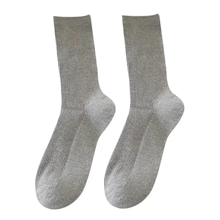 Chaussettes rayées en coton pour femmes, respirantes, absorbant la sueur, simples, rétro, nouvelle collection automne