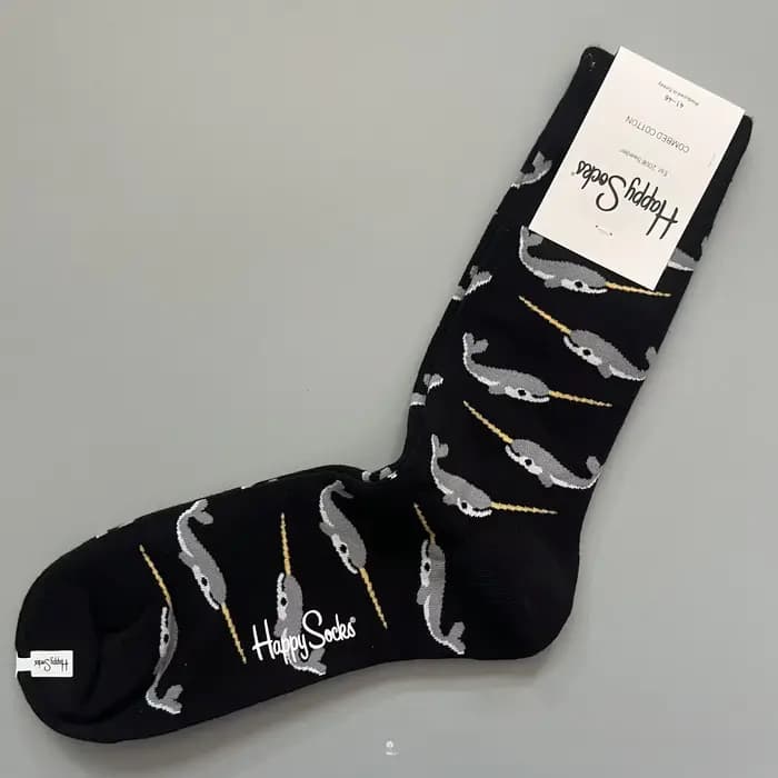 Cotton Happy Socks Chaussette classique pour homme Taille 10 - 13 Doux