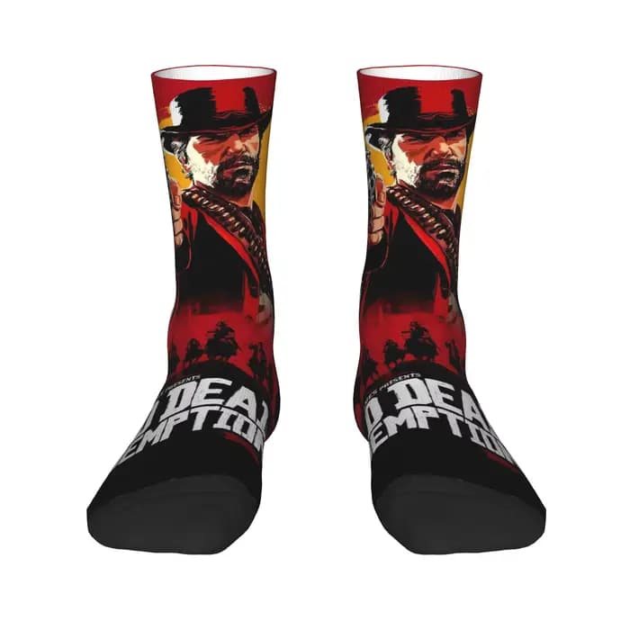 Red Dead Redemption chaussettes automne bas rétro hommes