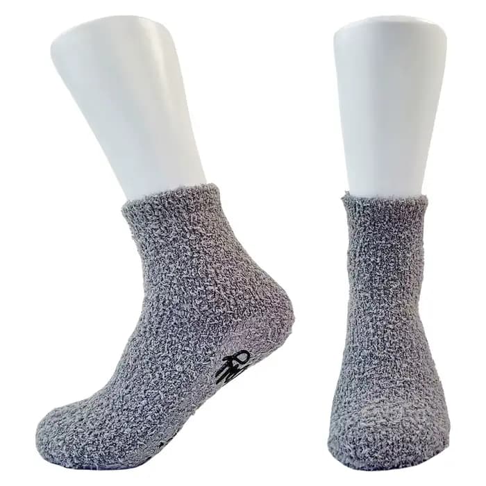1 paire de chaussettes de sol sur le thème du livre - "Shh! Je lisends"