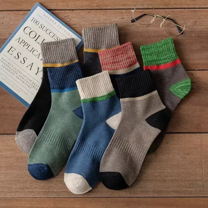 Chaussettes de sport en coton épais pour hommes
