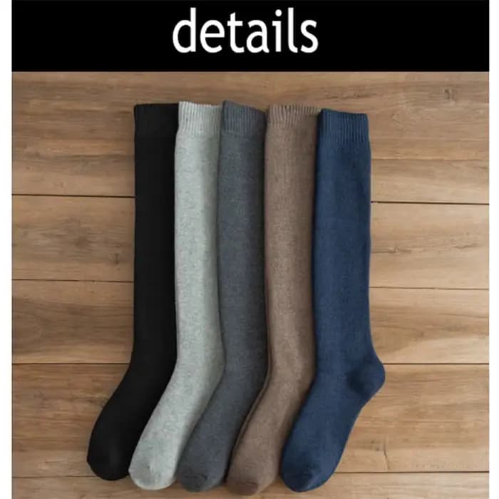 Chaussettes longues en laine pour hommes