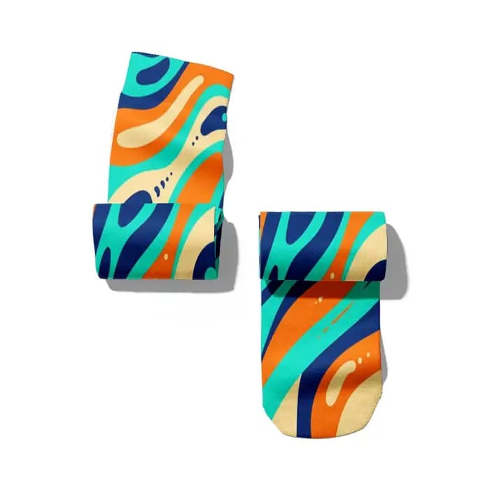Femmes heureux chaussettes drôles impression 3D Art abstrait mignon Graffiti