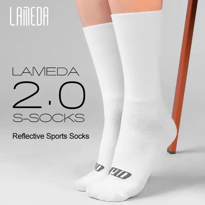 LAMEDA hommes chaussettes de cyclisme réfléchissant vélo route