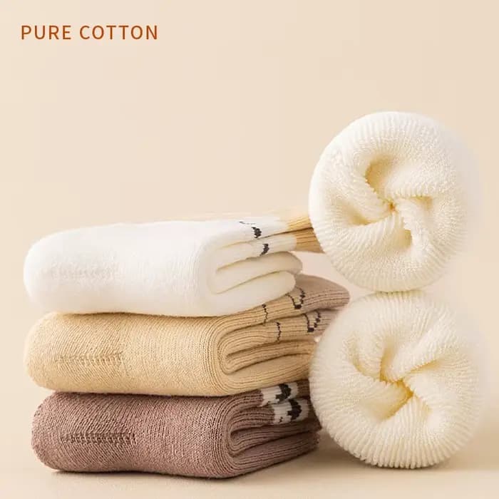 3 paires de chaussettes en peluche pour nouveau-né