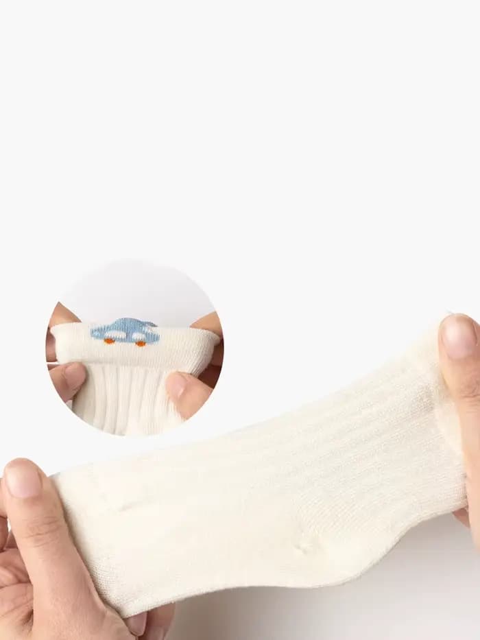 Chaussettes pour bébé en pur coton