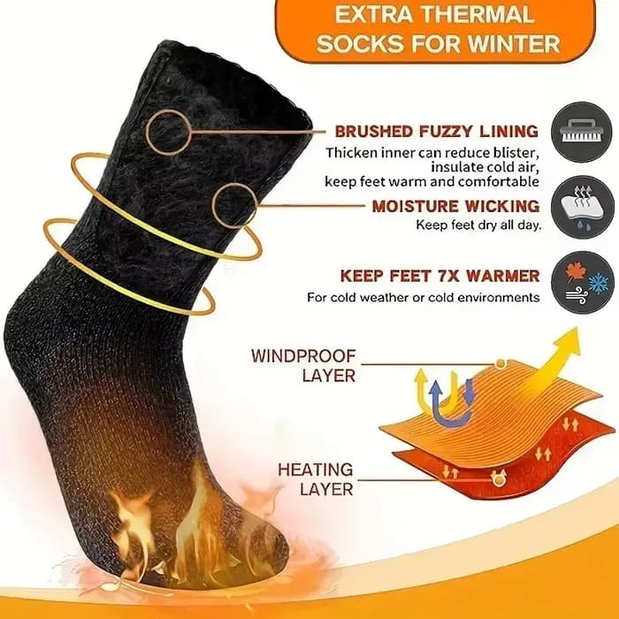 Chaussettes en laine mérinos Super épaisses pour hommes