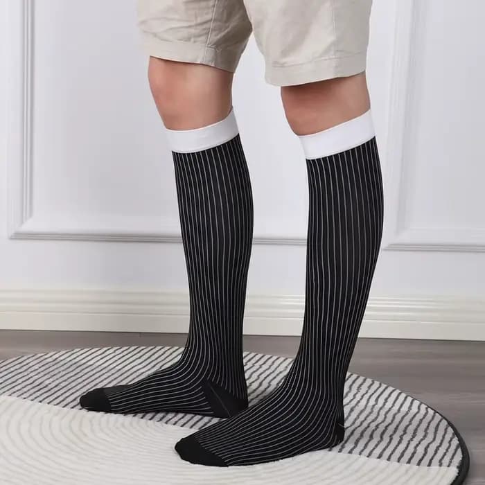 Injoptics-Chaussettes mi-longues au genou pour hommes